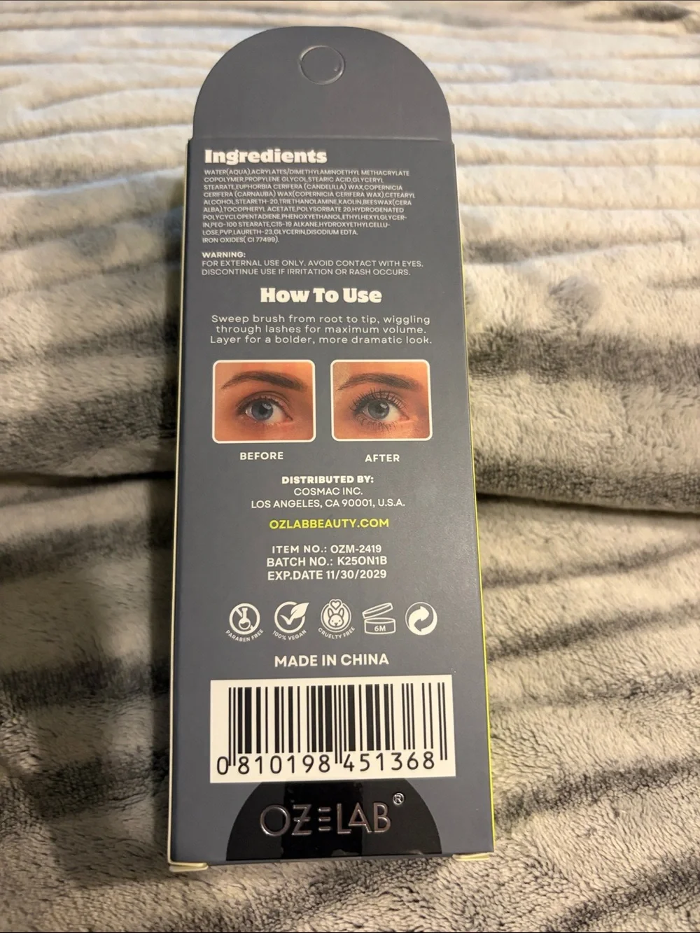 Eyes on Me Volume Mascara - Intense Black